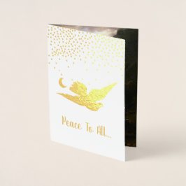 Doe mee aan de World Kerstfeestdag - Real Gold Folie Kaarten