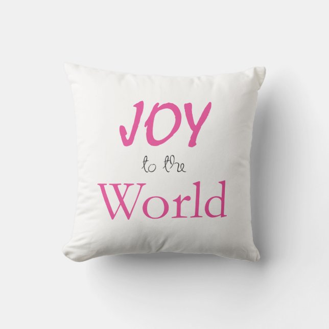Doe mee aan de World Pink Holiday Kussen (Voorkant)