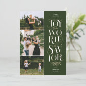 Doe mee aan de World Religious kerstKaart (Staand voorkant)