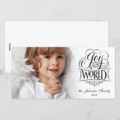 Doe mee aan de World Religious Kerstkalligrafie Feestdagenkaart (Voorkant / Achterkant)