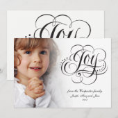 Doe mee aan de World Religious Kerstkalligrafie Feestdagenkaart (Voorkant / Achterkant)