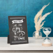 Doe mee aan deze Home Texas Style - Chalkboard Fotoplaat (Zijkant)