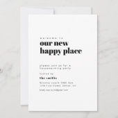 Doe mee aan een Housewarming Party Invite Kaart (Voorkant)