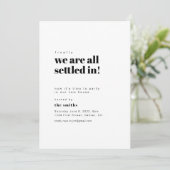 Doe mee aan een Housewarming Party Invite Kaart (Staand voorkant)