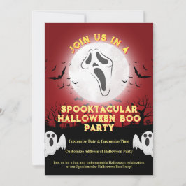 Doe mee aan een spectaculaire Halloween Boo Party Kaart