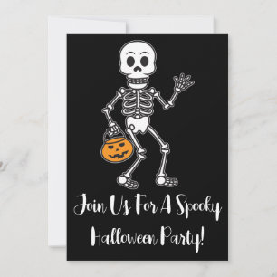 Doe mee aan een uitnodiging voor een spoky Hallowe