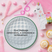Doe mee aan een verrassingsgolffeest papieren bordje (Feest)