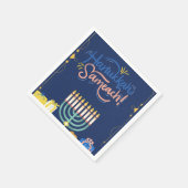 Doe mee aan een vreugdevolle Chanoeka viering! Servet (Hoek)