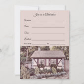 Doe mee aan het feest - English Cottage Aankondiging (Voorkant)