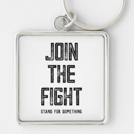 Doe mee aan het gevecht sleutelhanger