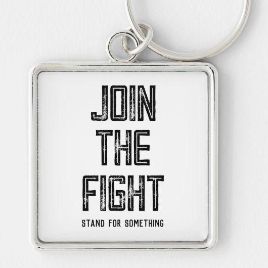 Doe mee aan het gevecht sleutelhanger (Voorkant)