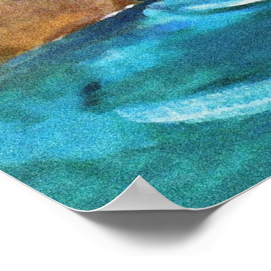 Doe mee aan het  Hoesje van de poolpulp Poster (Hoek)