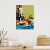 Doe mee aan het  Hoesje van de poolpulp Poster (Keuken)