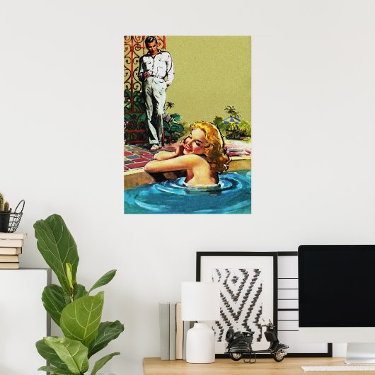 Doe mee aan het  Hoesje van de poolpulp Poster (Thuiskantoor)