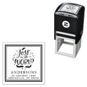 Doe mee aan het kerstadres van de wereld  zelfinktende stempel (In situ)