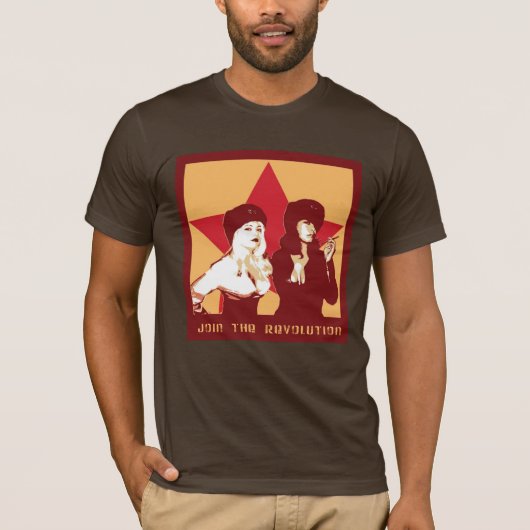 Doe mee aan het T-shirt van de Revolutie (Mannen) (Voorkant)