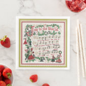 Doe mee aan het wereldlied servet (Insitu)