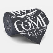 Doe mee aan het wereldreligieuze kerstbord stropdas (Opgerold)