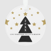 Doe mee aan het woord | Vette, moderne, minimale f Ornament (achterkant)