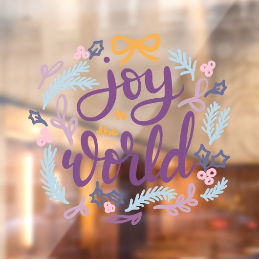 Doe mee aan het World Holiday Design Window Cling Raamsticker (Vel 2)