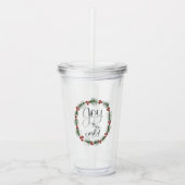 Doe mee aan het Wreath Cold Cup Acryl Drinkbeker (Voorkant)