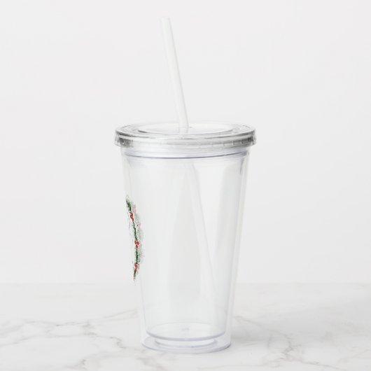 Doe mee aan het Wreath Cold Cup Acryl Drinkbeker (Links)