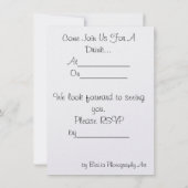 Doe mee aan ons voor een uitnodiging tot Drink - m (Achterkant)