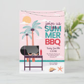 Doe mee aan ons voor een uitnodiging van BBQ (Staand voorkant)