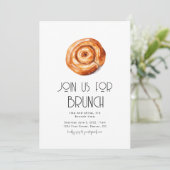 Doe mee aan onze brunchfeest uitnodiging template (Staand voorkant)