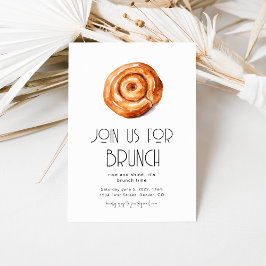 Doe mee aan onze brunchfeest uitnodiging template
