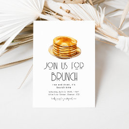 Doe mee aan onze brunchfeest uitnodiging template