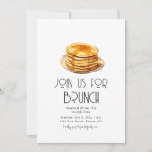 Doe mee aan onze brunchfeest uitnodiging template (Voorkant)