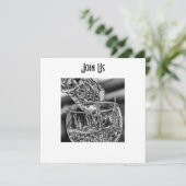 DOE MEE (ALLE GELEGENHEDEN) UITNODIGING (COCKTAIL) (Staand voorkant)