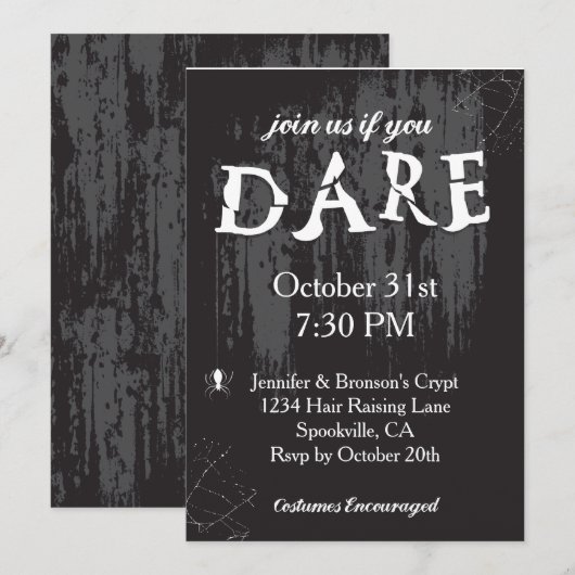 Doe mee als je donker bent kaart (Voorkant / Achterkant)