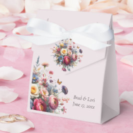 Doe mee als we 'I Do' zeggen met prachtige bloemst Bedankdoosjes