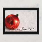 Doe mee, alsjeblieft! Uitnodiging tot kerst Briefk (Voorkant)