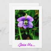 Doe mee... Birthday Invite Kaart (Voorkant / Achterkant)