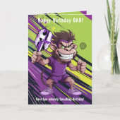 Doe mee, het is je verjaardag feestdagen kaart (Voorkant)