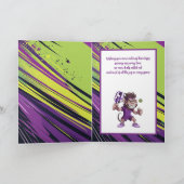 Doe mee, het is je verjaardag feestdagen kaart (Binnen)