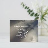 Doe mee in de Bijbelverse Verse van de Morning Briefkaart (Staand voorkant)