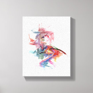 Doe mee in de noontime canvas afdruk