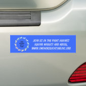 Doe mee in de strijd... Bumper Stic.. - Gepersonal Bumpersticker (Op auto)
