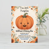 Doe mee met Boerderij Kinder Onze kleine pompoen d Kaart (Staand voorkant)