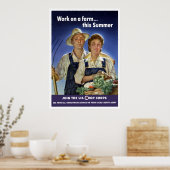 Doe mee met de Amerikaanse krop Poster (Keuken)