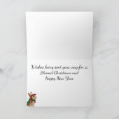 Doe mee met de Beren van de World Singing Angel Feestdagen Kaart (Binnen)