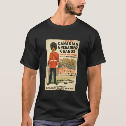 Doe mee met de Canadese Grenadiers T-shirt (Voorkant)
