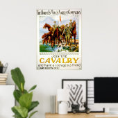 Doe mee met de Cavalry 1920 Poster (Thuiskantoor)