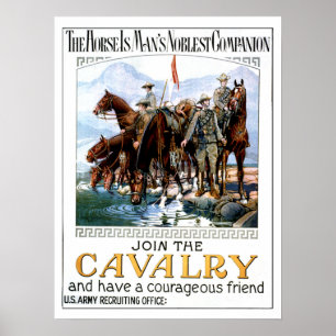 Doe mee met de Cavalry Poster