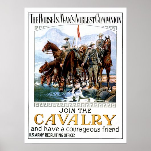Doe mee met de Cavalry Poster (Voorkant)