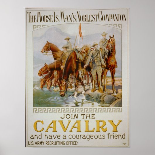 Doe mee met de Cavalry Poster (Voorkant)